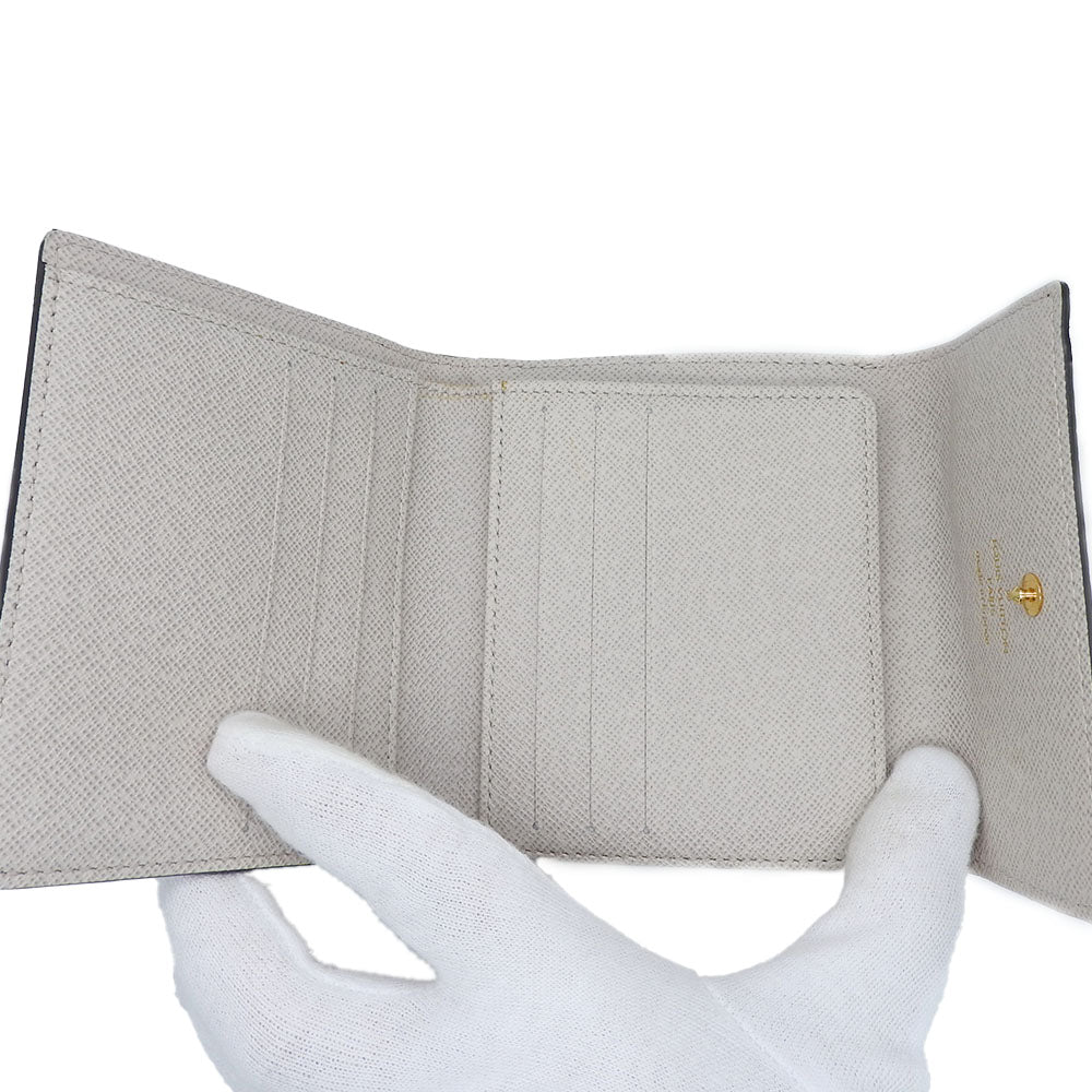 LOUIS VUITTON Tri-fold wallet M95396 Monogram d'Anthel Argent Porto Monnaie BiCartes Credit Women Used Authentic