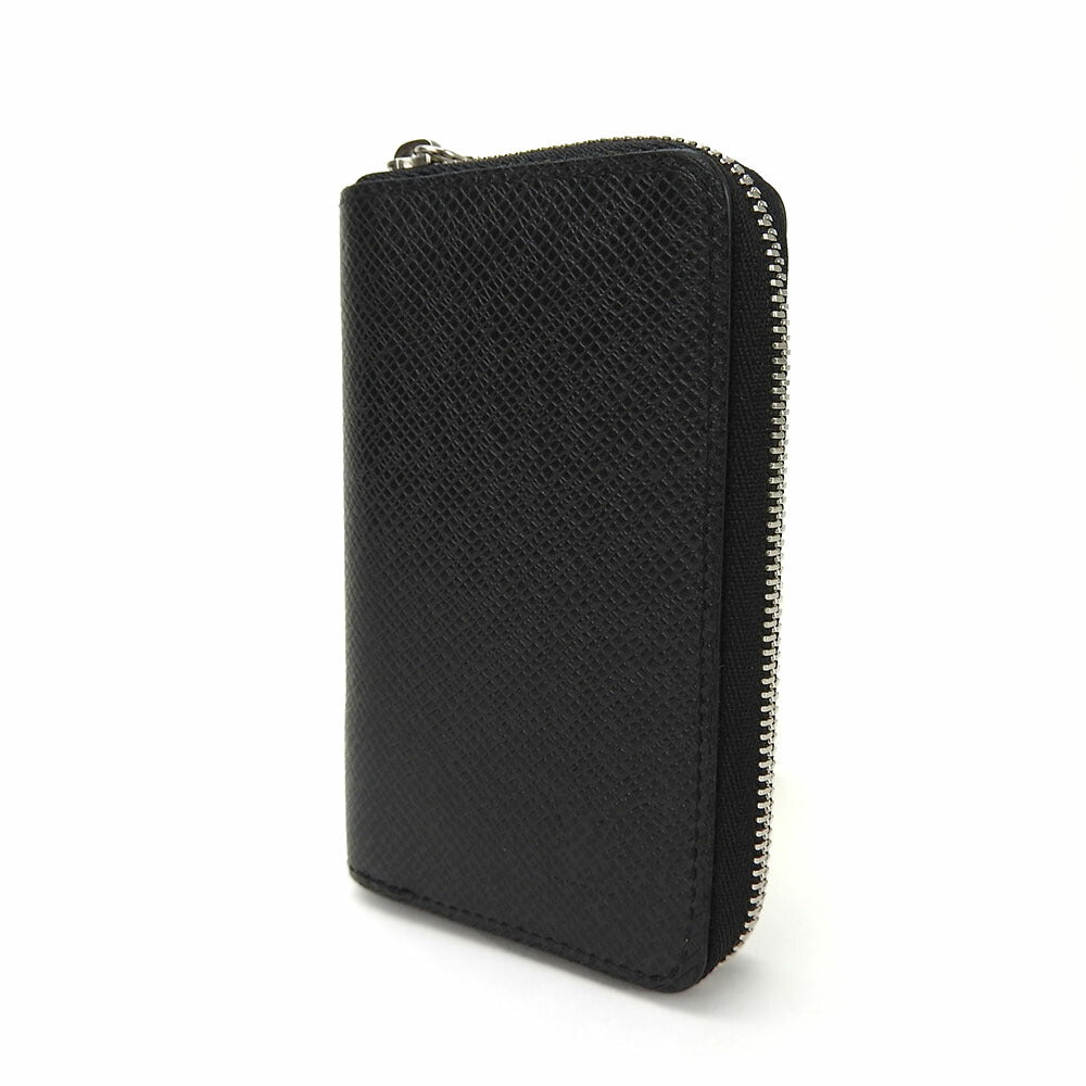 LOUIS VUITTON Coin case M32832 Taiga black Zippy coin purse mens Used Authentic