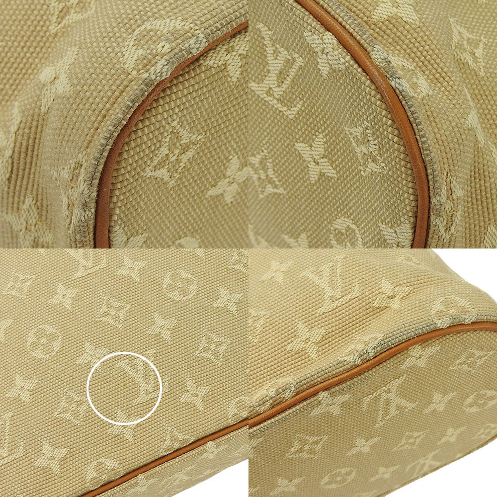 LOUIS VUITTON Handbag M92684 Monogram Mini, Leather beige Lucille PM Women Used Authentic