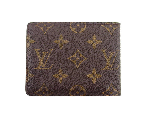 LOUIS VUITTON Bill Compartment M60930 Brown beige Porte Billets9Cartes Crdit