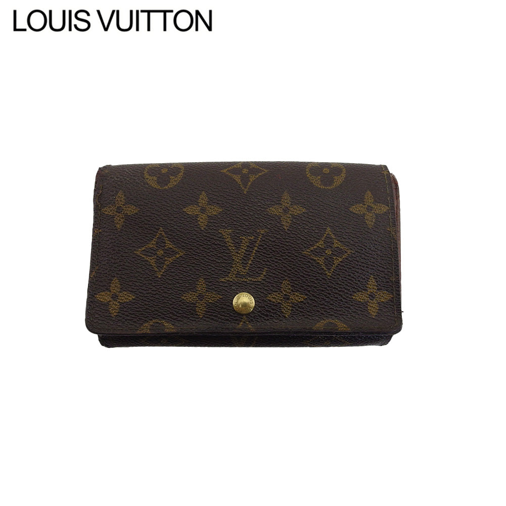 LOUIS VUITTON Long Wallet Purse M61736 Brown x beige Portefeuille Tresol
