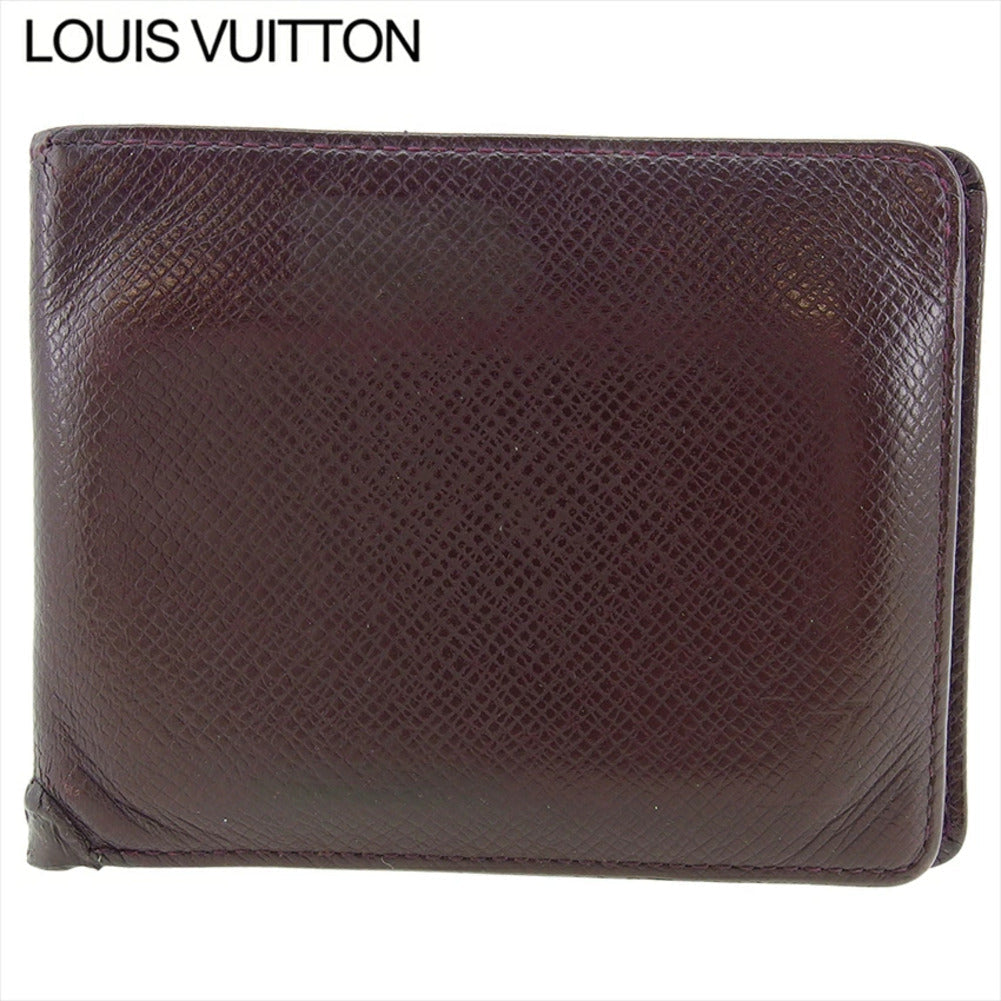 LOUIS VUITTON Bill Compartment Brown Bordeaux Porte Billets9Cartes Crdit