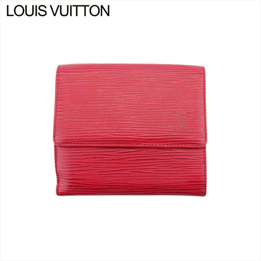 LOUIS VUITTON Bifold Wallet M63487 Castilian Red Porte Monnaie Billets Cartes Credit