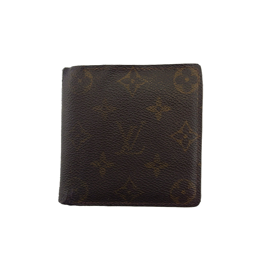 LOUIS VUITTON Bifold Wallet M61665 Brown beige Porte Billets Cartes Crdit Monet