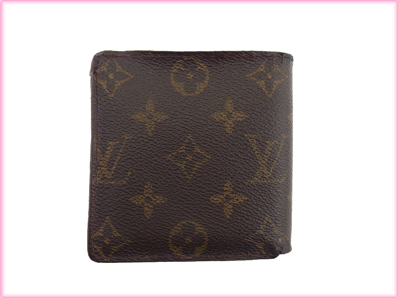 LOUIS VUITTON Bifold Wallet M61665 Brown beige Porte Billets Cartes Crdit Monet