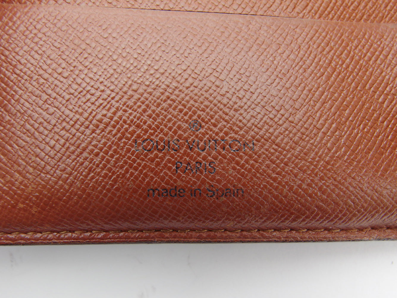 LOUIS VUITTON Bifold Wallet M61665 Brown beige Porte Billets Cartes Crdit Monet
