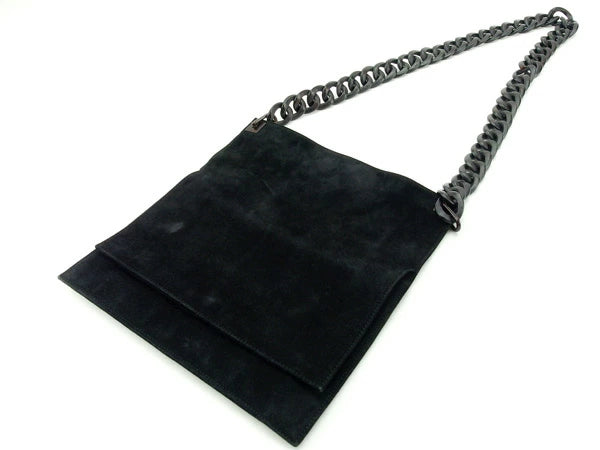 GUCCI Shoulder Bag Black x brown