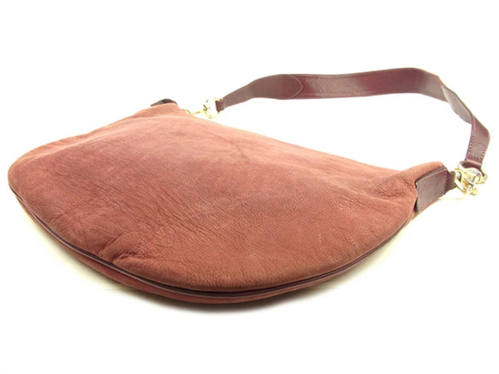 GUCCI Shoulder Bag Bordeauxx Gold Old Gucci
