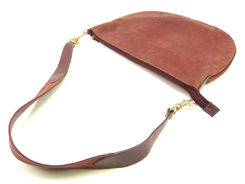 GUCCI Shoulder Bag Bordeauxx Gold Old Gucci
