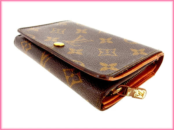 LOUIS VUITTON Long Wallet Purse M61730 Brown /Porte Monnaie-Viet-Trésor