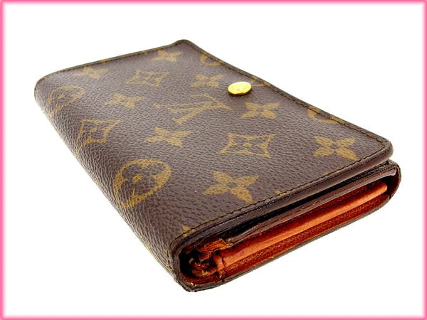 LOUIS VUITTON Long Wallet Purse M61730 Brown /Porte Monnaie-Viet-Trésor