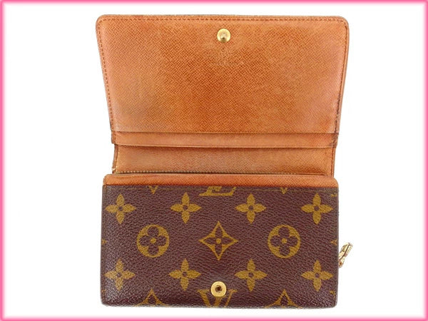 LOUIS VUITTON Long Wallet Purse M61730 Brown /Porte Monnaie-Viet-Trésor