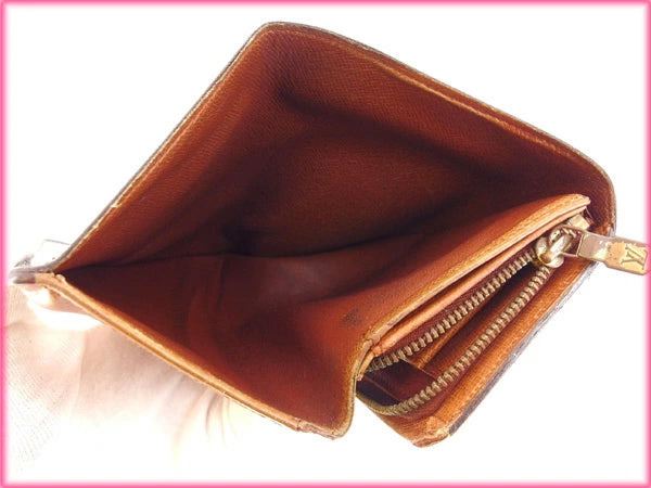 LOUIS VUITTON Long Wallet Purse M61730 Brown /Porte Monnaie-Viet-Trésor