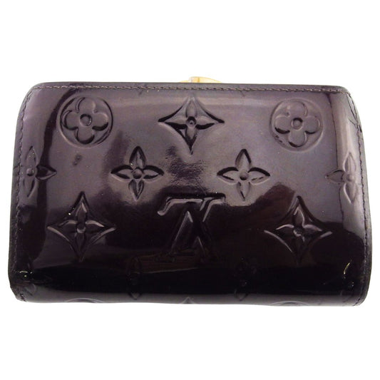 LOUIS VUITTON Bifold Wallet M93521 Purple brown Portefeuille Viennoiserie