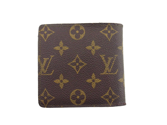 LOUIS VUITTON Bifold Wallet M61665 Brown beige Porte Billets Cartes Crdit Monet