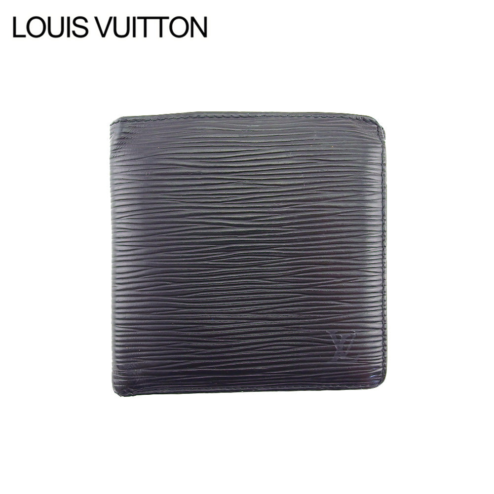 LOUIS VUITTON Bifold Wallet M63542 black Porte Billets Cartes Crdit Monet