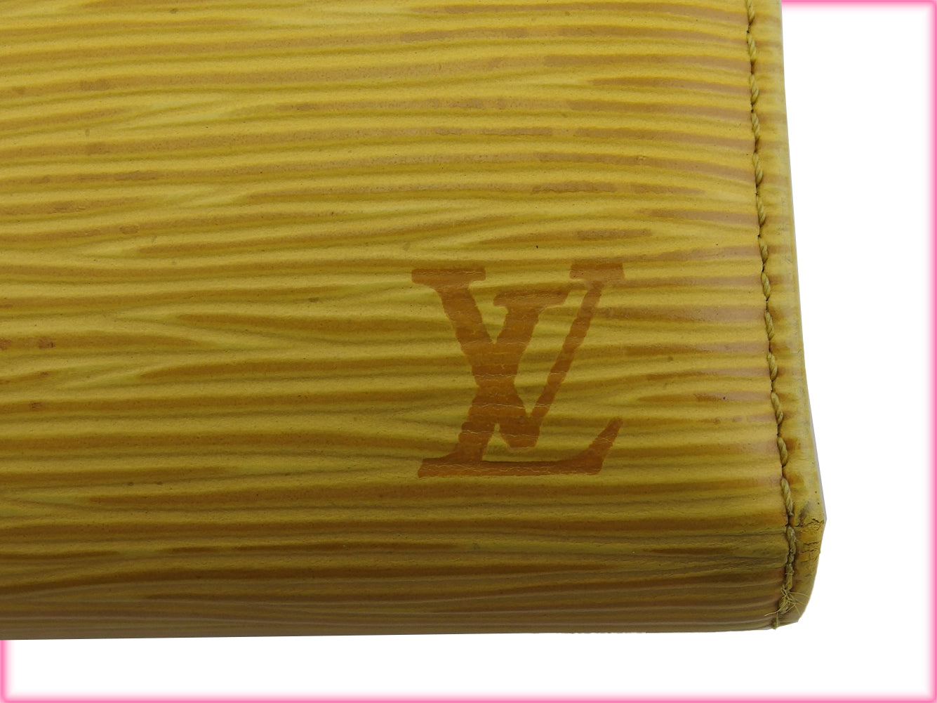 LOUIS VUITTON Bifold Wallet M63249 Yellow purple Portonevie Vienova