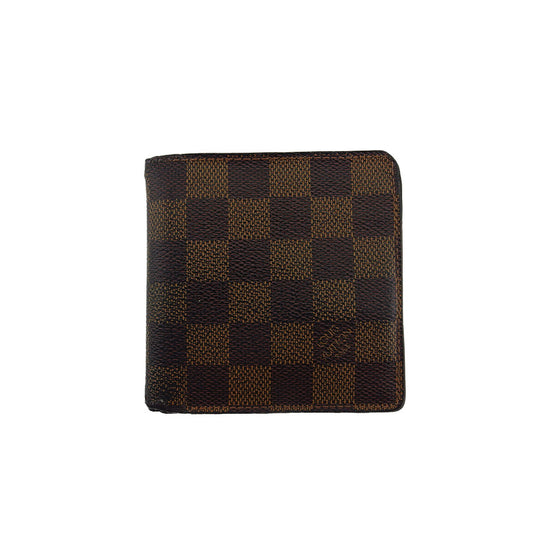 LOUIS VUITTON Bifold Wallet N61665 Brown beige Porte Billets Cartes Crdit Monet