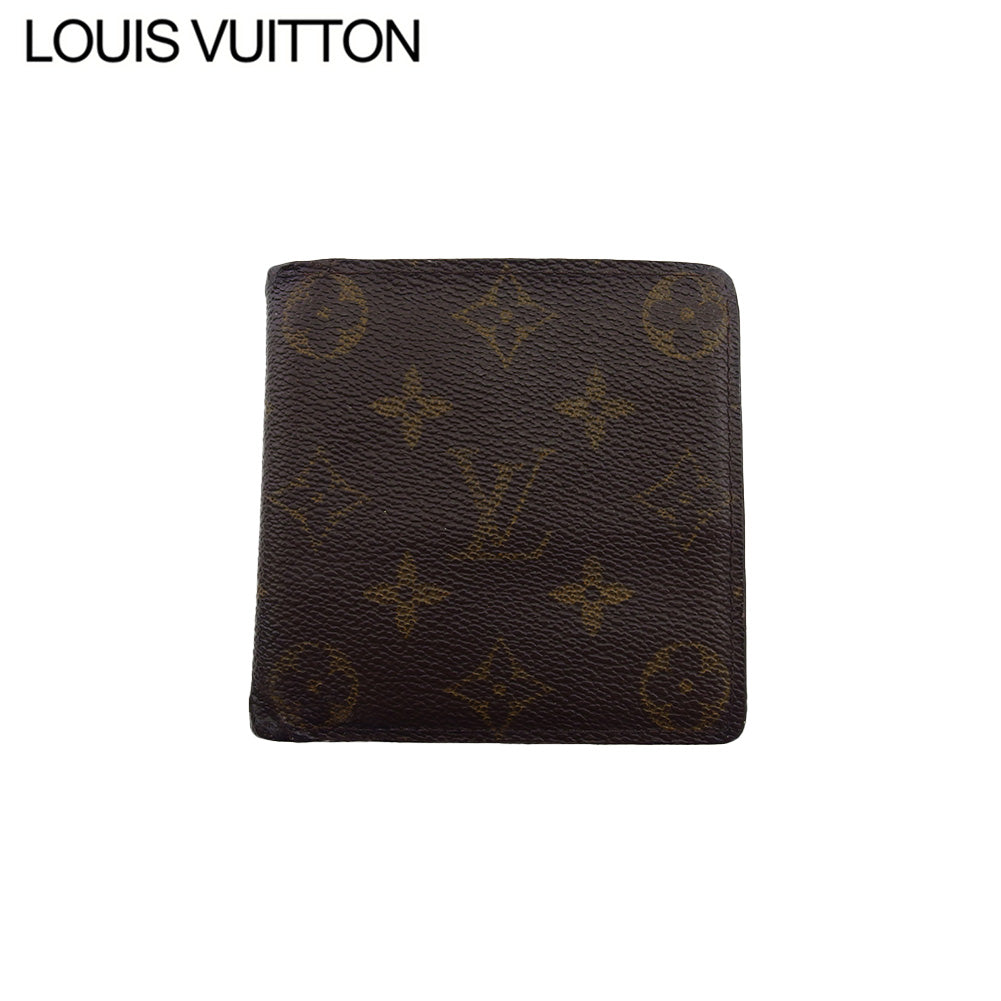 LOUIS VUITTON Bifold Wallet M61665 Brown beige Porte Billets Cartes Crdit Monet