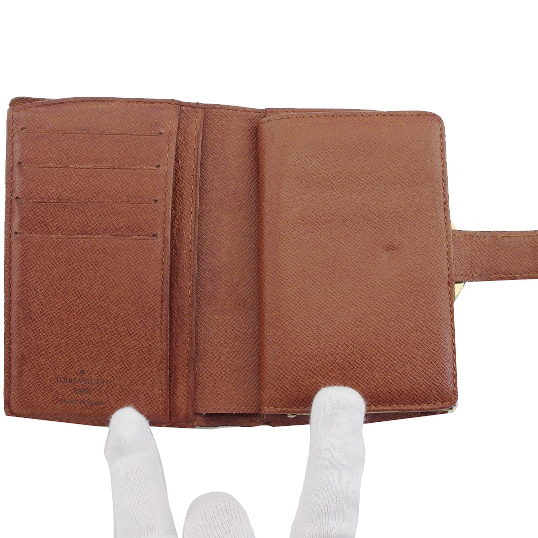 LOUIS VUITTON Bifold Wallet M61663 Brown beige Portonevie Vienova