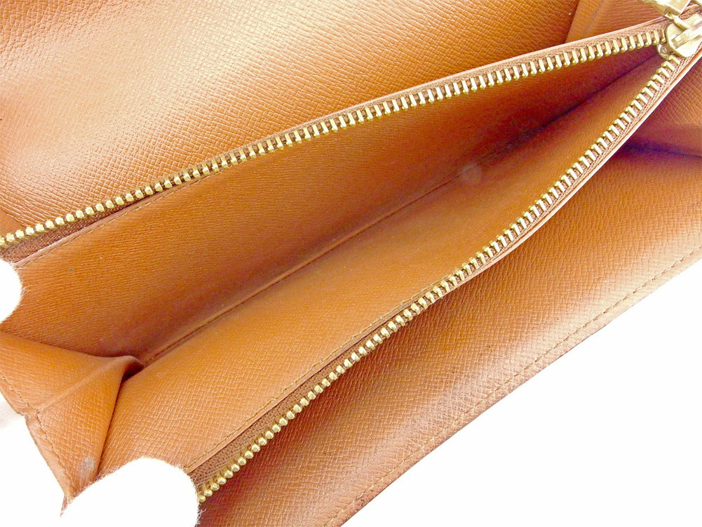 LOUIS VUITTON Bill Compartment M60929 Brown Porte Billets6 Cartes Crdit