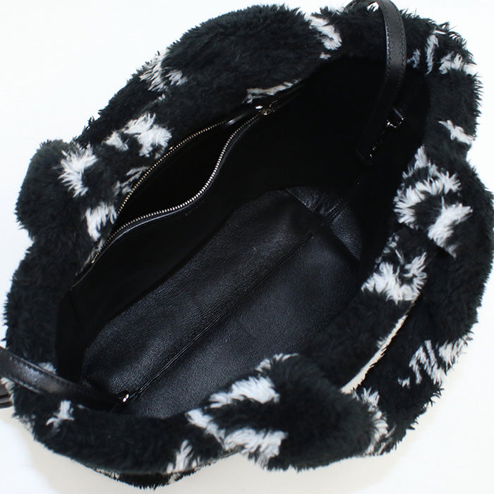 BALENCIAGA 581762 Tote Bag Every day 2WAYTote Bag fur black Women Used Authentic