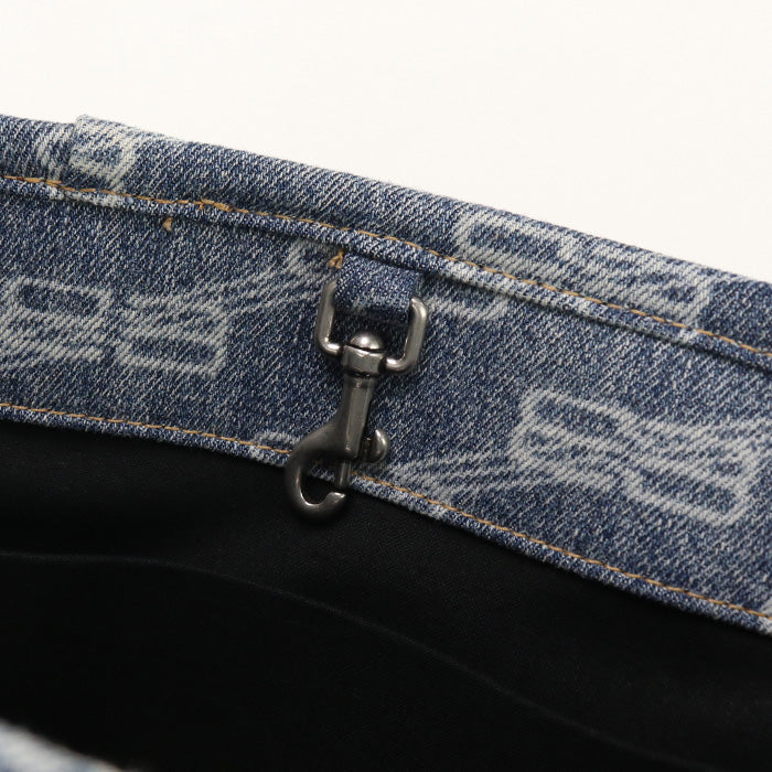 BALENCIAGA 702699 2WAYTote Bag Tote denim blue Women Used Authentic