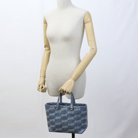 BALENCIAGA 702699 2WAYTote Bag Tote denim blue Women Used Authentic