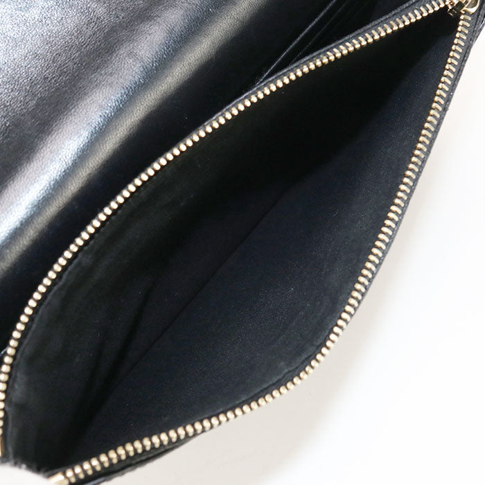 BALENCIAGA 444168 Chain wallet leather black Women