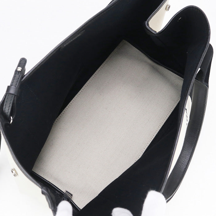 BALENCIAGA 339933 Navy Hippo Small Tote Bag canvas Women