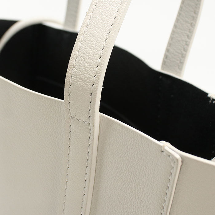 BALENCIAGA 551815 Tote Bag Everyday XXS 2WAYTote Bag Calf leather white Women (unisex)