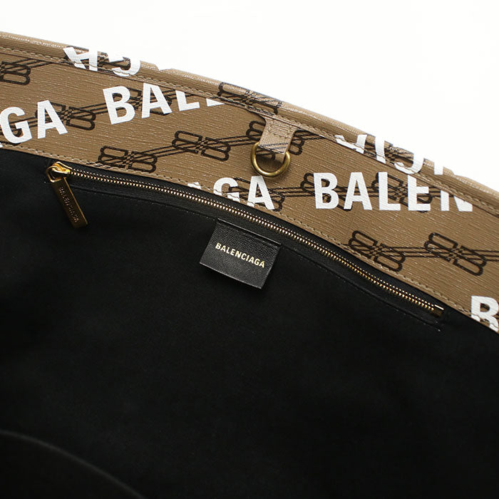 BALENCIAGA 702698 210DH 2762 Balenciaga Signature Tote Bag PVC brown Women