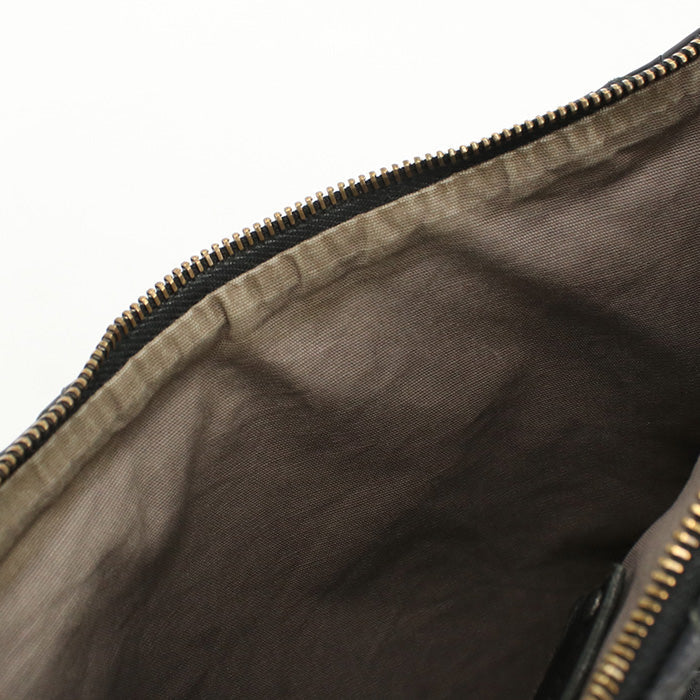 BOTTEGA VENETA BO88140 Shoulder Bag INTRECCIATO leather Black Women Used Authentic