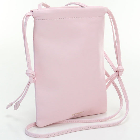 BURBERRY 8030365 Mini pochette Diagonal shoulder bag leather Women Pink