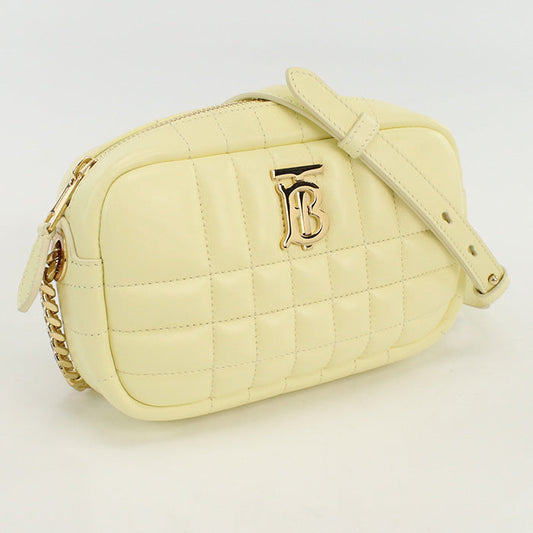 BURBERRY 8066149 Lola Mini Camera Bag Diagonal Shoulder Bag leather Yellow Women