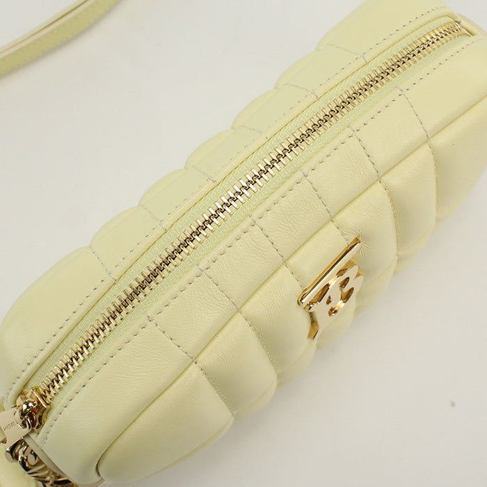 BURBERRY 8066149 Lola Mini Camera Bag Diagonal Shoulder Bag leather Yellow Women
