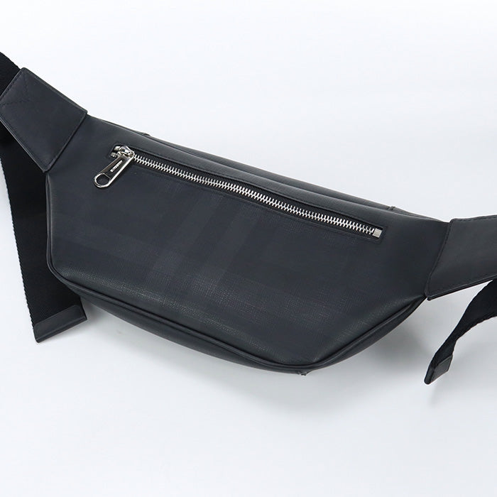 BURBERRY 8014237 Belt bag body bag PVC Black mens