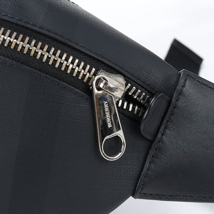 BURBERRY 8014237 Belt bag body bag PVC Black mens
