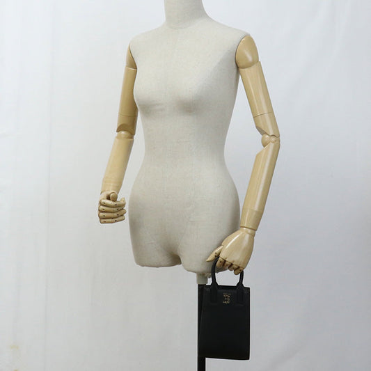 BURBERRY 8052305 Tote Bag Micro Francis TB logo 2WAY Tote Bag leather black Women