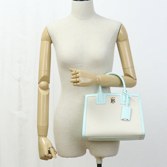 BURBERRY 8070571 Tote Bag Mini Francis Tote Bag 2WAY ToteBag canvas,leather beige Women