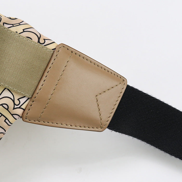 BURBERRY BU83947 Belt bag body Nylon Beige mens(unisex) Used Authentic