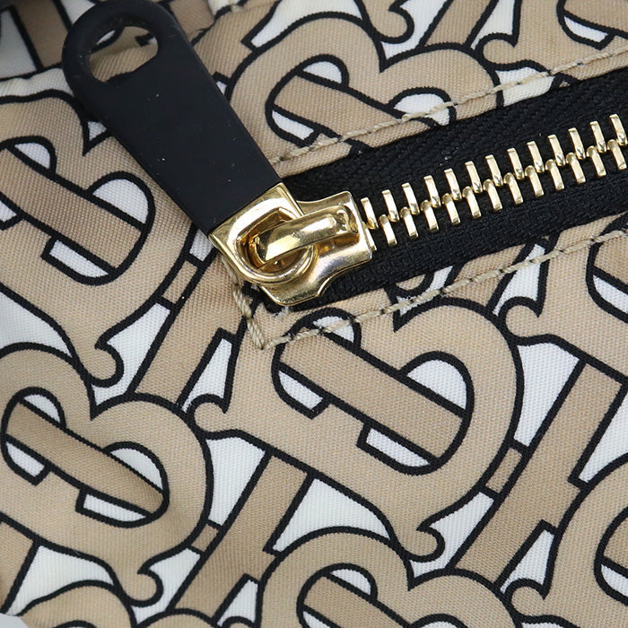 BURBERRY Belt bag body bag Nylon beige mens(unisex) Used Authentic