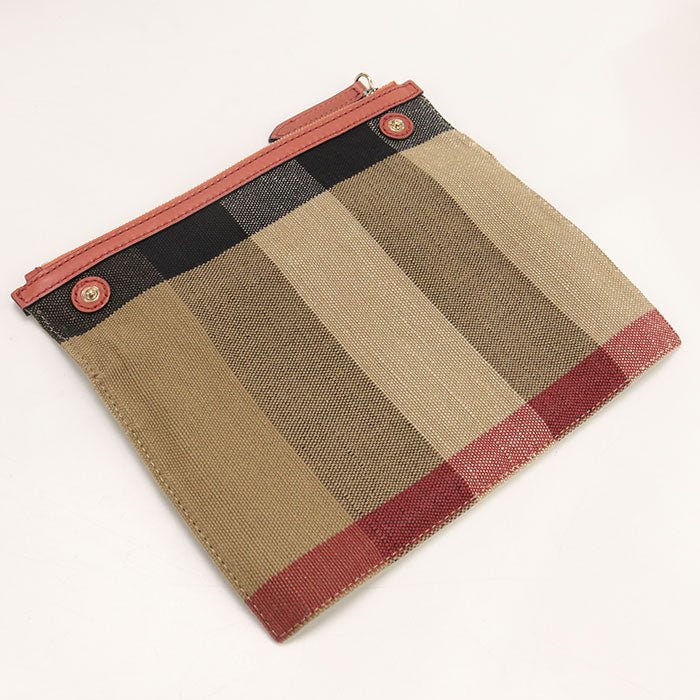 BURBERRY 4050677 Shoulder Bag Nova Check Mega Check Tassel 2WAY Bucket Bag cotton, Jute Multicolor Women