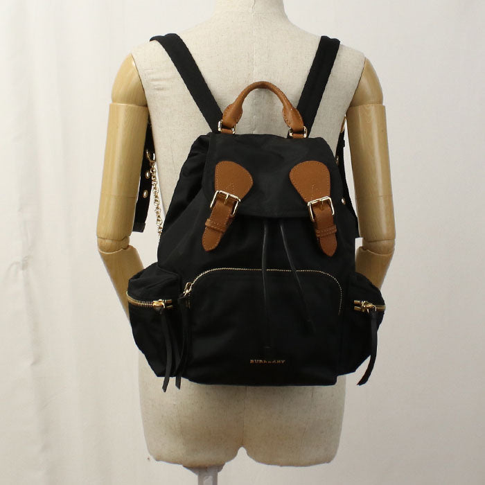 BURBERRY 4016622 Backpack Backpack Nylon/leather black Women