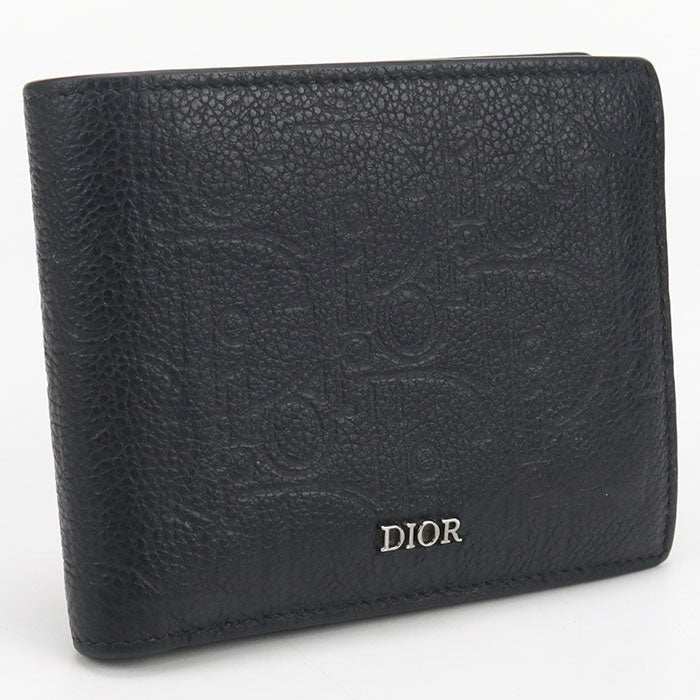 Dior Folded wallet Dior Gravity Folded wallet leather black mens