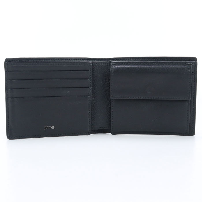 Dior Folded wallet Dior Gravity Folded wallet leather black mens
