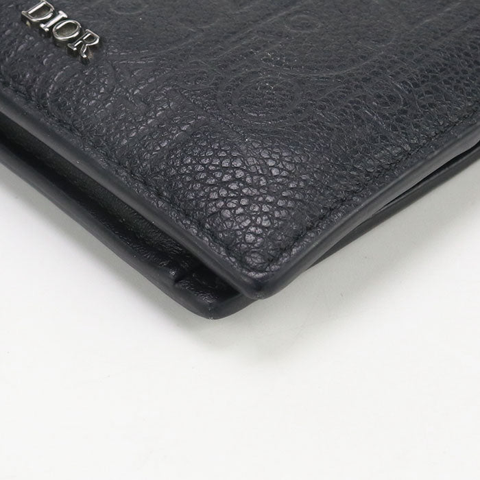 Dior Folded wallet Dior Gravity Folded wallet leather black mens