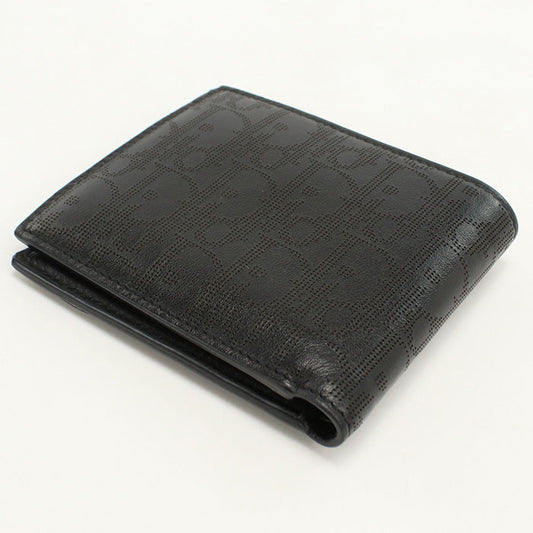 Dior Bi-fold wallet Dior Oblique Galaxy Flap wallet leather black mens
