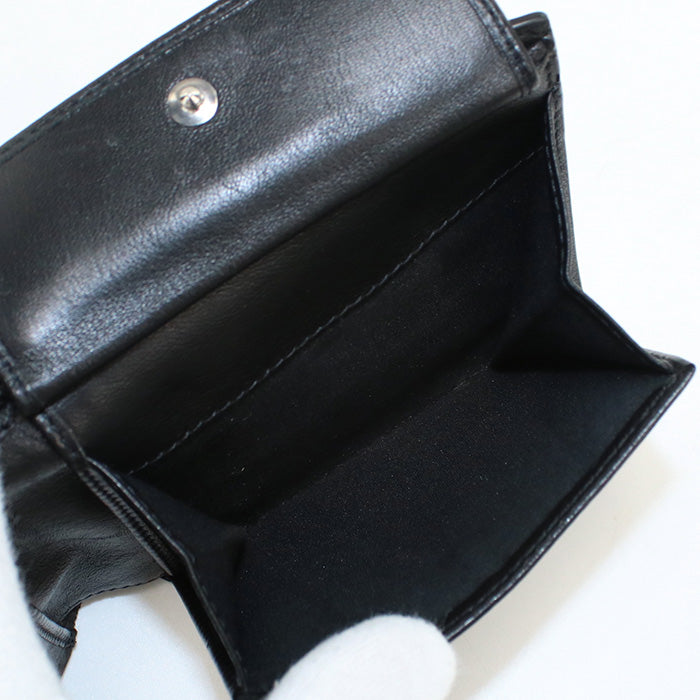 Dior Bi-fold wallet Dior Oblique Galaxy Flap wallet leather black mens