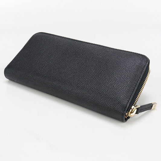 Dior Long zip wallet 30 Montaigne PurseZip Around leather black Women